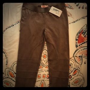 Blush Mchoc Suede Riding Pants